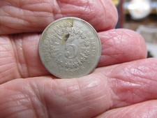 Usado, 1866 Escudo Níquel com Raios Muito Bom Grau Superior, Manchas de Superfície "Baixo Preço" comprar usado  Enviando para Brazil