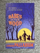 Pantomime programme babes for sale  FAREHAM