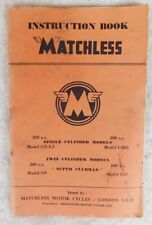 Matchless motorcycle book for sale  Altadena