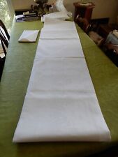 Nappe serviettes blanches d'occasion  Calais