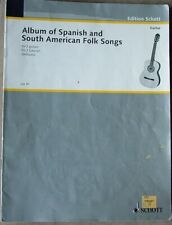Álbum de canciones populares españolas y sudamericanas para 2 guitarras. 11 canciones en total segunda mano  Embacar hacia Mexico