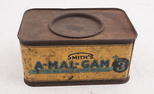 Smith's A-Mal-Gam No 3 Welding Powder Tin w/Contents (F2R) Vintage Shop Tools comprar usado  Enviando para Brazil
