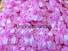 Fiore portaconfetti rosa usato  Crema