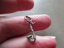 PULSEIRA PINGENTE CHARME INSTRUMENTO MUSICAL SAXOFONE SAXOFONE PRATA ESTERLINA VINTAGE comprar usado  Enviando para Brazil