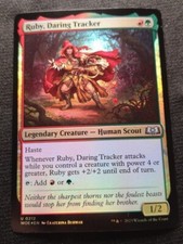 Ruby, Daring Tracker - Foil - WOE - NM Unplayed - EN - 0212, używany na sprzedaż  Wysyłka do Poland