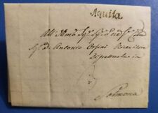 1817 aquila corsivo usato  Solopaca