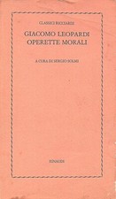 Operette morali leopardi usato  Italia