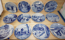 Delft monthly plates for sale  La Vernia