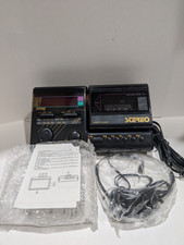 Reproductor de casete portátil Prosonic sonido de hoy base AM/FM reloj radio vintage segunda mano  Embacar hacia Mexico