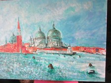 Tableau huile toile d'occasion  Saint-Malo