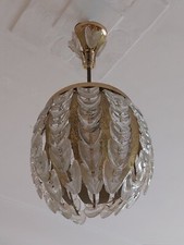 Vintage kronleuchter glasblät gebraucht kaufen  Berlin