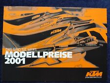 Ktm preisliste 2001 gebraucht kaufen  Vechta