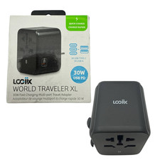 Adaptador de viaje LogiiX World Traveler XL 30W USB-A portátil carga rápida segunda mano  Embacar hacia Mexico