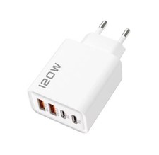 Używany, Caricatore USB 120W 4 Porte - 2 USB + 2 USB-C  Ricarica Rapida IPHONE SAMSUNG na sprzedaż  Wysyłka do Poland