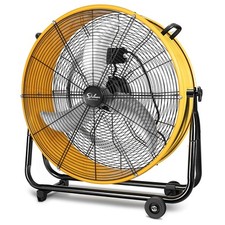 Ventilador de tambor industrial de metal resistente 24 polegadas, ventilador de piso de 3 velocidades para armazém, usado comprar usado  Enviando para Brazil