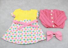 Conjunto de laço de cabelo suéter vestido American Girl para boneca de 18 pol. kit roupa de fotógrafo comprar usado  Enviando para Brazil