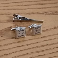 Father groom cufflinks for sale  SKEGNESS