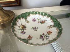 Antique dresden dish for sale  IPSWICH