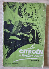 Livre citroen traction d'occasion  Paris XV