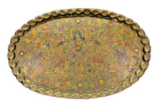 Etched oval polychrome for sale  Lincoln