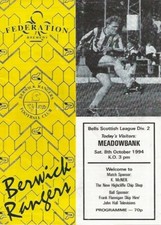 Berwick rangers meadowbank for sale  DUNBAR