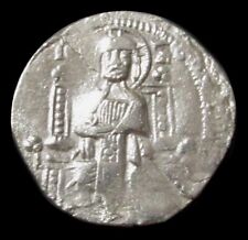 1382-1400 D.C. PRATA GROSSO VENEZA "CRISTO NOS CÉUS" MOEDA DOGE ANTONIO VENIER, usado comprar usado  Enviando para Brazil