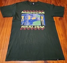 Camiseta masculina Brain Dead média designer realismo americano streetwear rara EUA comprar usado  Enviando para Brazil