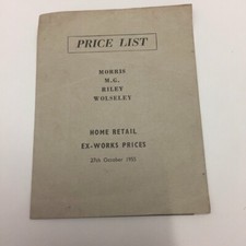 Nuffield organisation price for sale  DUNBLANE