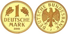 Brd goldmark 2001 gebraucht kaufen  Göttingen
