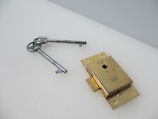 Armário de metal dourado trava armário gaveta baú parafuso 2 chaves ferro NOVO/REPROVADO comprar usado  Enviando para Brazil