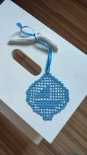 Fensterbild fensterdeko gehäk gebraucht kaufen  Ebhausen