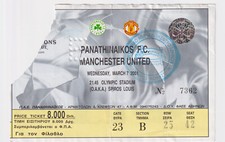 Ticket panathinaikos mancheste for sale  UXBRIDGE
