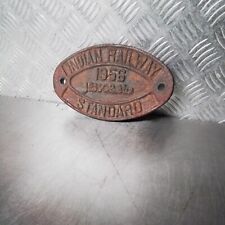Railway plate old for sale  WIGAN