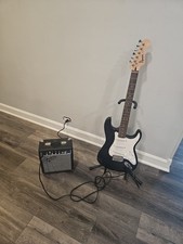 Black electric guitar for sale  Oak Lawn