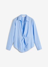 Bluse schmuckknöpfen hellblau gebraucht kaufen  Deutschland