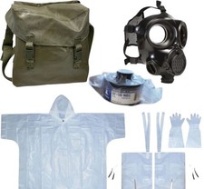 Máscara de gás OM-90, 2x filtros selados, bolsa e traje de proteção - Média comprar usado  Enviando para Brazil
