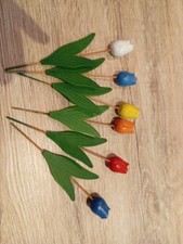 Holzblumen holztulpen gebraucht kaufen  Schechen