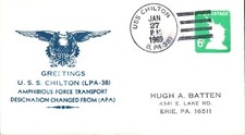 Uss chilton lpa38 for sale  USA