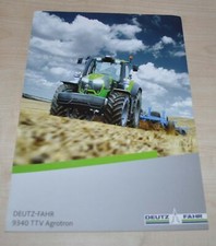 Deutz Fahr Agrotron TTV 9340 Ciągnik Broszura rolnicza Broszura Broszura na sprzedaż  PL