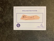 Cricket autograph harold for sale  BUSHEY
