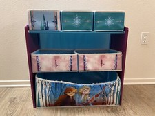 Organizador de brinquedos Frozen II Design and Store 6 caixas por Delta Children, Greengu comprar usado  Enviando para Brazil