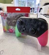 Controle profissional sem fio Splatoon 2 verde e rosa Nintendo Switch comprar usado  Enviando para Brazil