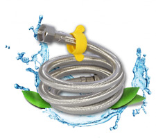 Mangueira de chuveiro longa flexível de aço inoxidável 304 10cm-5m tubo trançado de metal 1/2" comprar usado  Enviando para Brazil