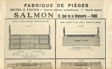 Paris fabrique pieges d'occasion  Ouzouer-sur-Loire