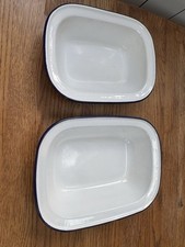 Blue white enamel for sale  WORKINGTON