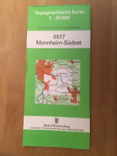 Mannheim südost topographisch gebraucht kaufen  Bad Schönborn