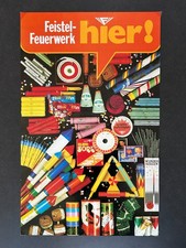 Feistel feuerwerk werbeplakat gebraucht kaufen  Hamburg