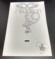 Ballerina cake topper for sale  WASHINGTON