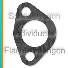 Dichtung wasserflansch zylinde gebraucht kaufen  Aurach