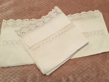 Pair vintage lace for sale  PORTRUSH
